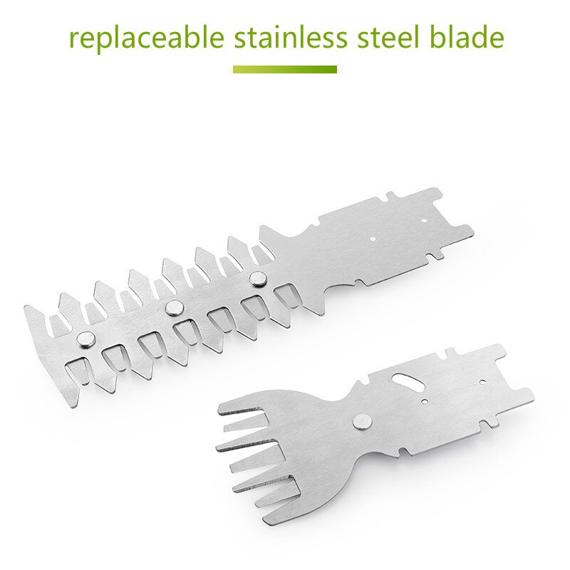 3.6V Electric Trimmer 2 in 1 Lithium-ion Battery Cordless Garden Tools Hedge Trimmer Rechargeable Hedge Trimmers for Grass