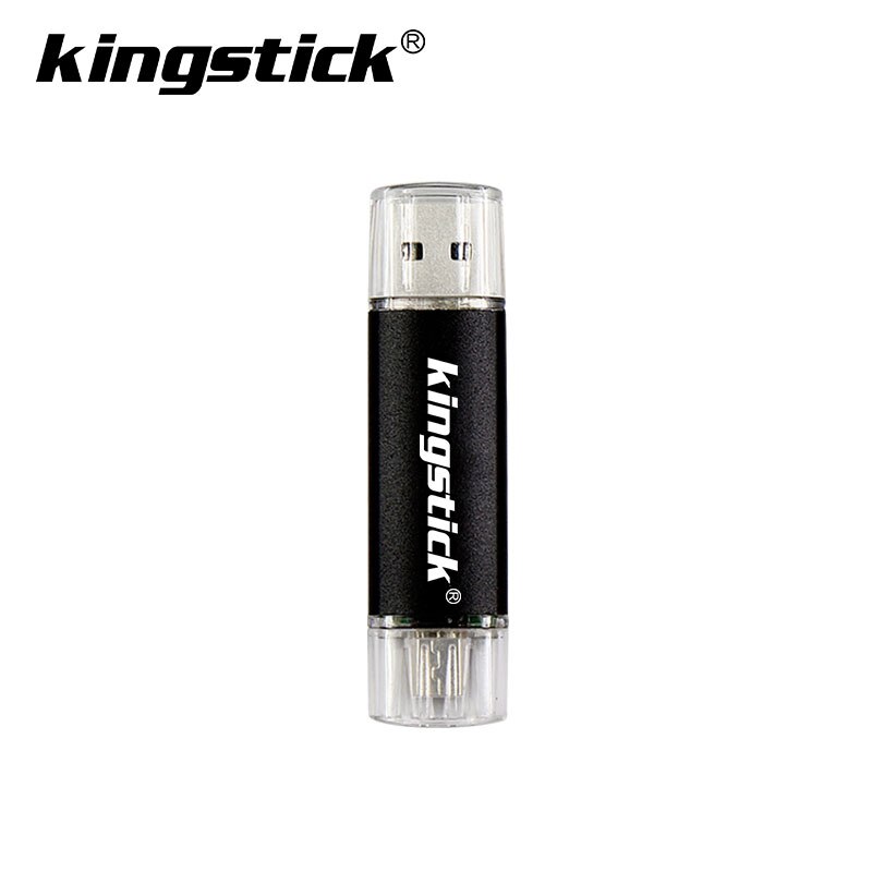 Kleurrijke Otg Usb Flash Memory Stick 16 Gb 32 Gb Pendrive 4 Gb 6 Gb 64 Gb U Schijf Usb flash Drive Voor Computer/Android Telefoon: 256GB / black