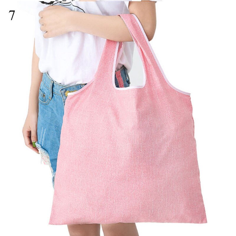 Multi-function Eco Bag Reusable Convenient Folding Bag Printed Shopping Bag Vegetable Fruit Pouch Grocery Bag Travel Storage Bag: 7