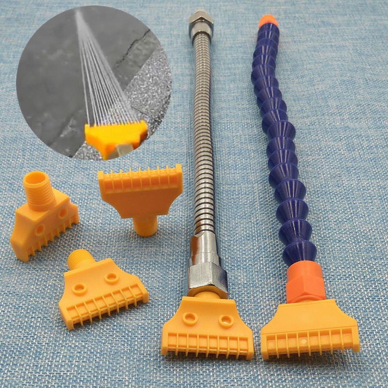 Abs windjet sproeikop, mini luchtmes sproeikop , 1/4 " windjet , 16 gaten perslucht sproeikop, kunststof waternevel sproeikop