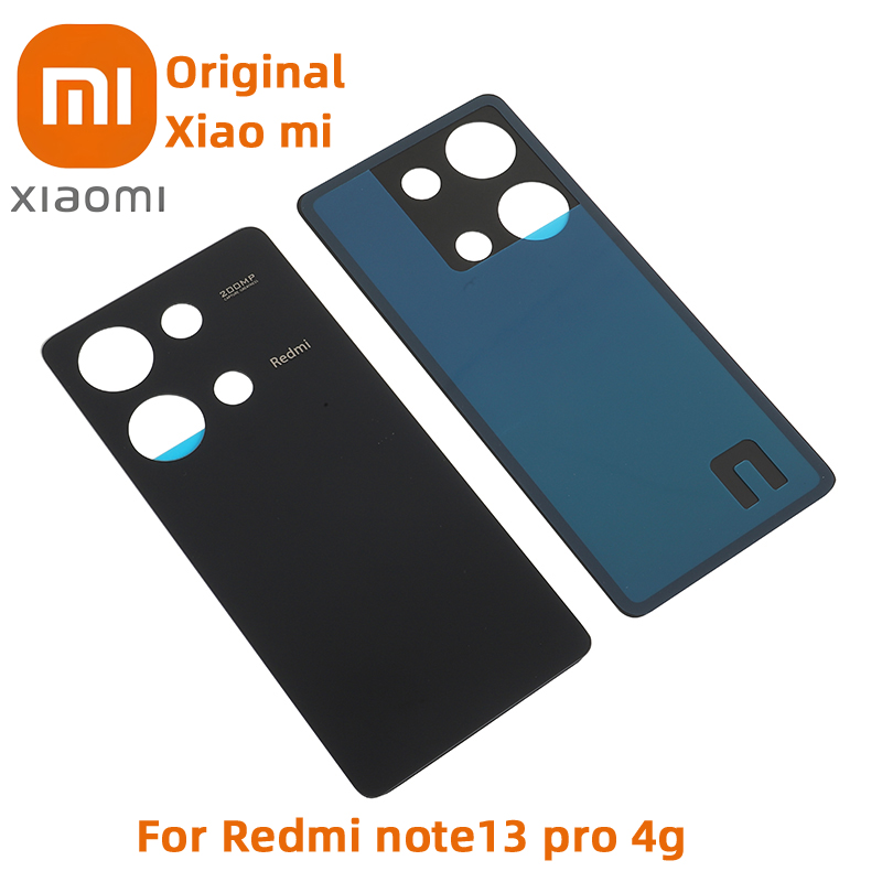For Xiaomi Redmi Note 13 Pro 4G Back Battery Cover Housing For Redmi Note 13Pro 4G 23117RA68G Back Case+Sticker