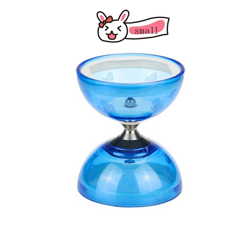 Unico di Modo 3-Cuscinetto Colorati Diabolo Chineseyoyo Con Handsticks & String Giocoleria Giocattolo Per I Bambini Al Coperto Giochi All'aperto Divertimento: Blue Small