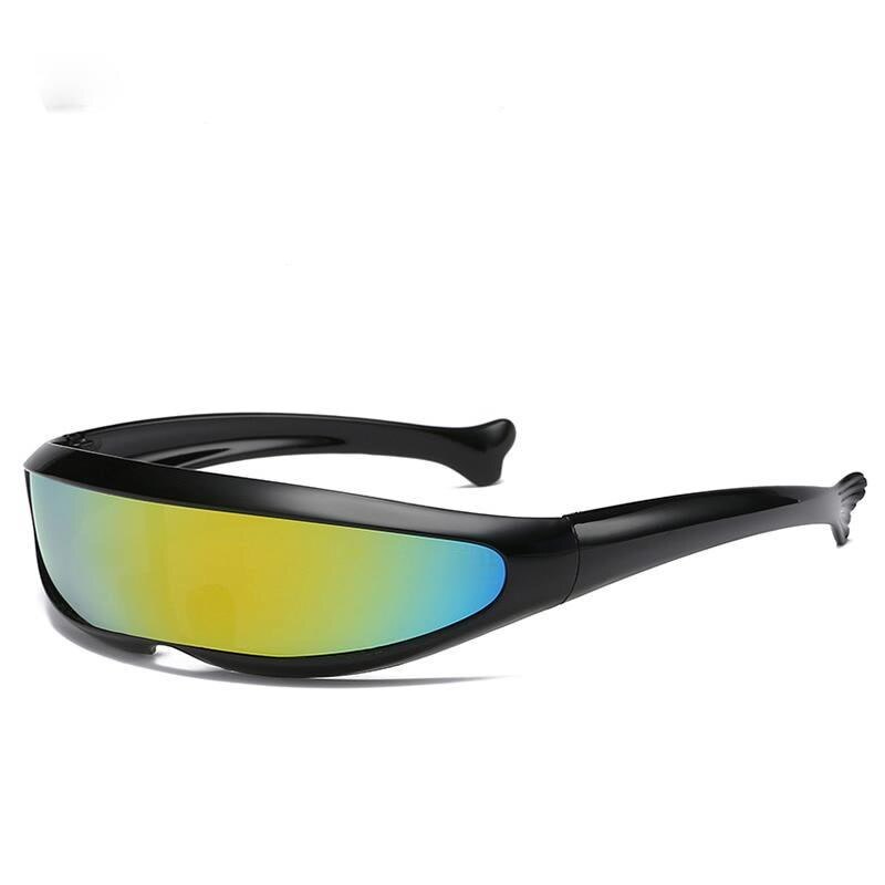 Mannen Vissen Bril Voorruit Geïntegreerde Fishtail Zonnebrillen Outdoor Fietsen Sport Zonnebril