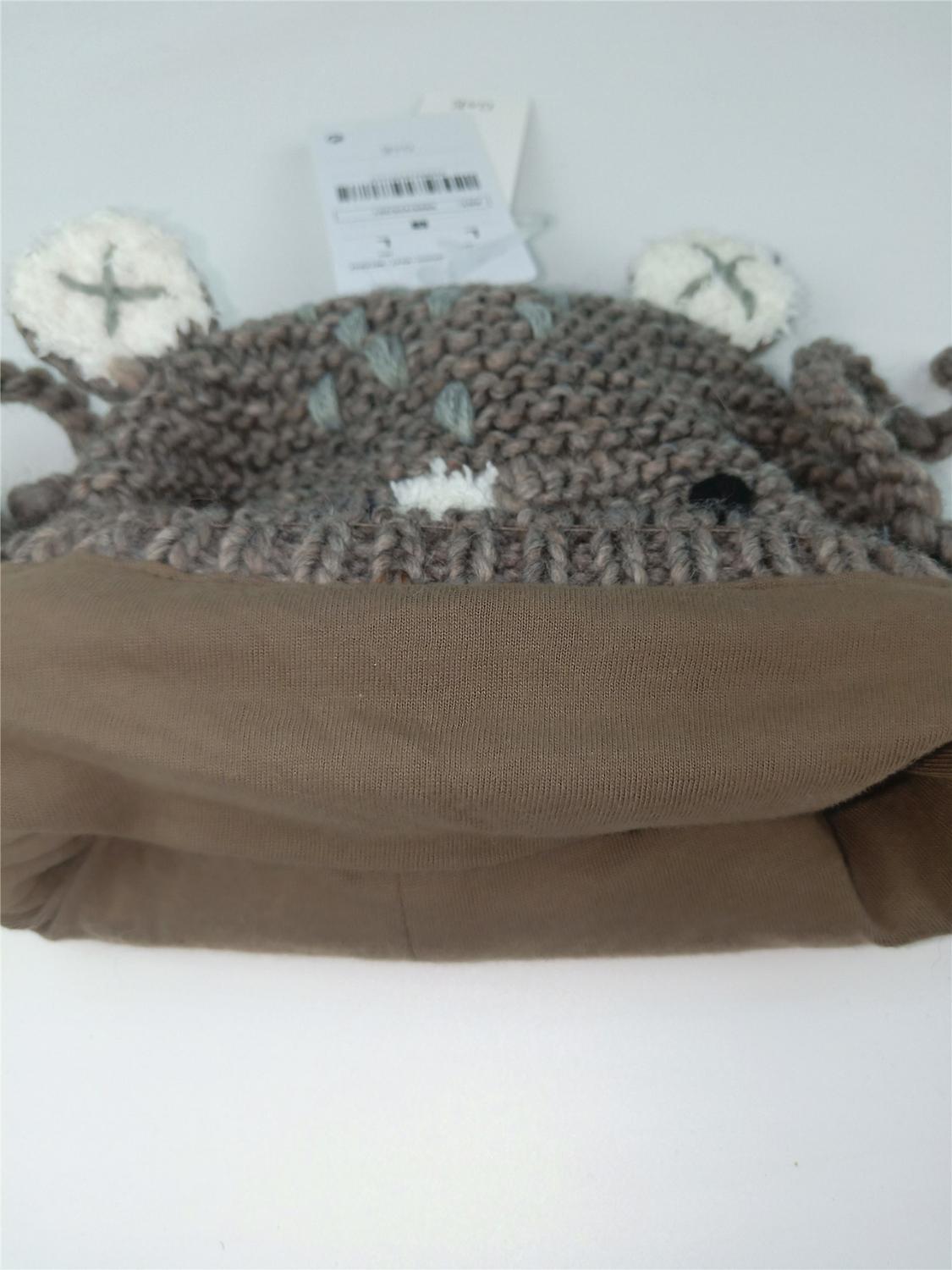 Lente herfst winter dier cartoon stijlvolle beer met oorklep voor babyjongens babymeisjes kinderen kinderen