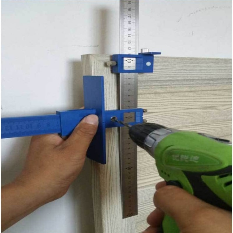 Jig Drawer Pull Jig Wood Drilling Dowelling Hole Saw Drill Guide Sleeve Cabinet Hardware Master System