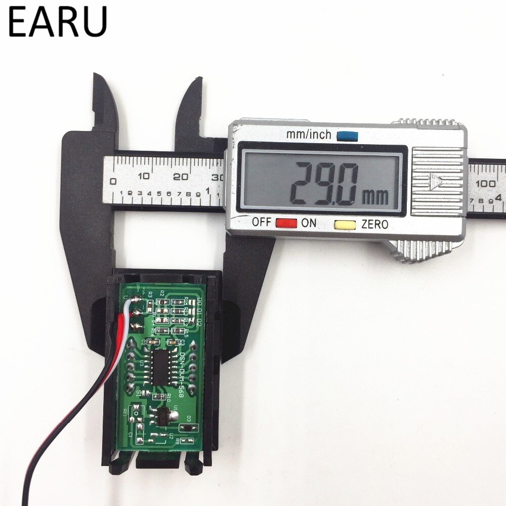 1 pc DIY Mini Voltmeter Tester Digitale Voltage Test Batterij DC 0-30 V 0-100 V 3 draden Rood Groen Blauw voor Auto LED Display Gauge
