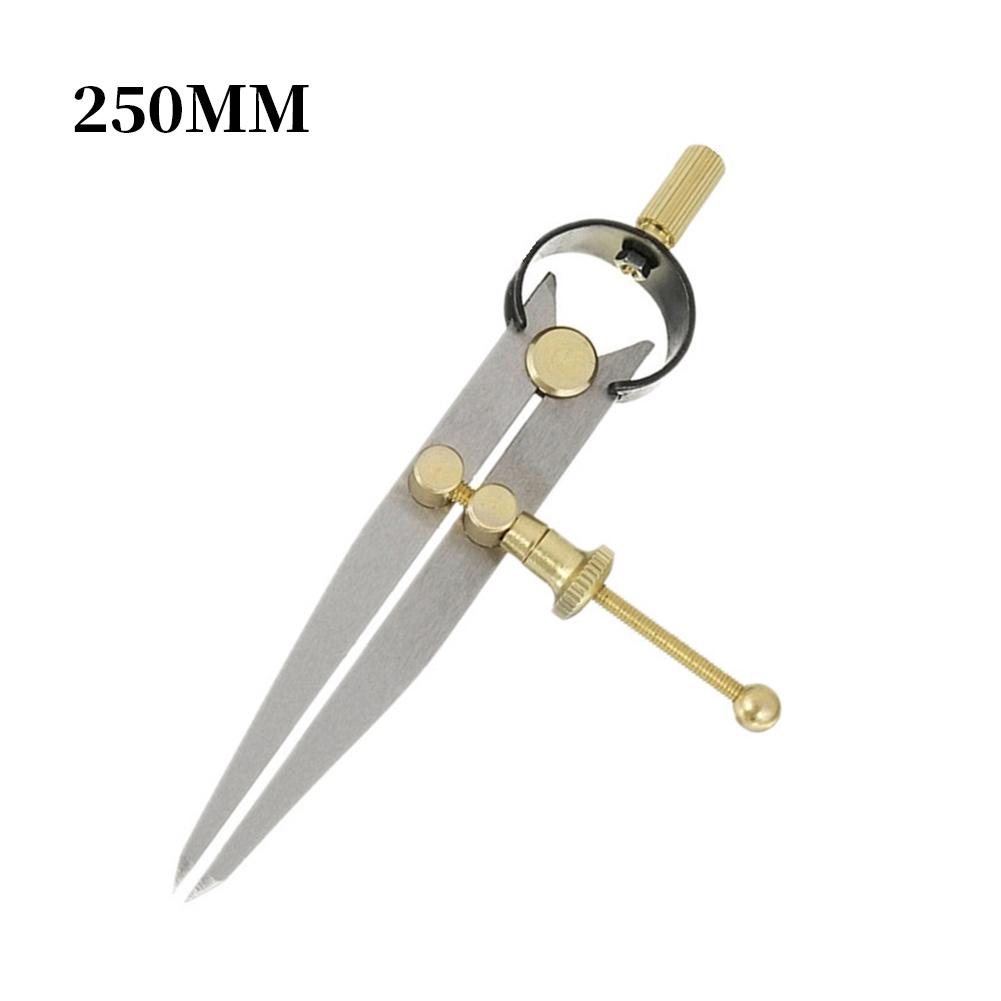 Wing Divider Contour Gauge Adjustable Spring Wing Scriber Edge Creaser Compass DIY Craft Tool Woodworking Carpenter Tools: 250mm