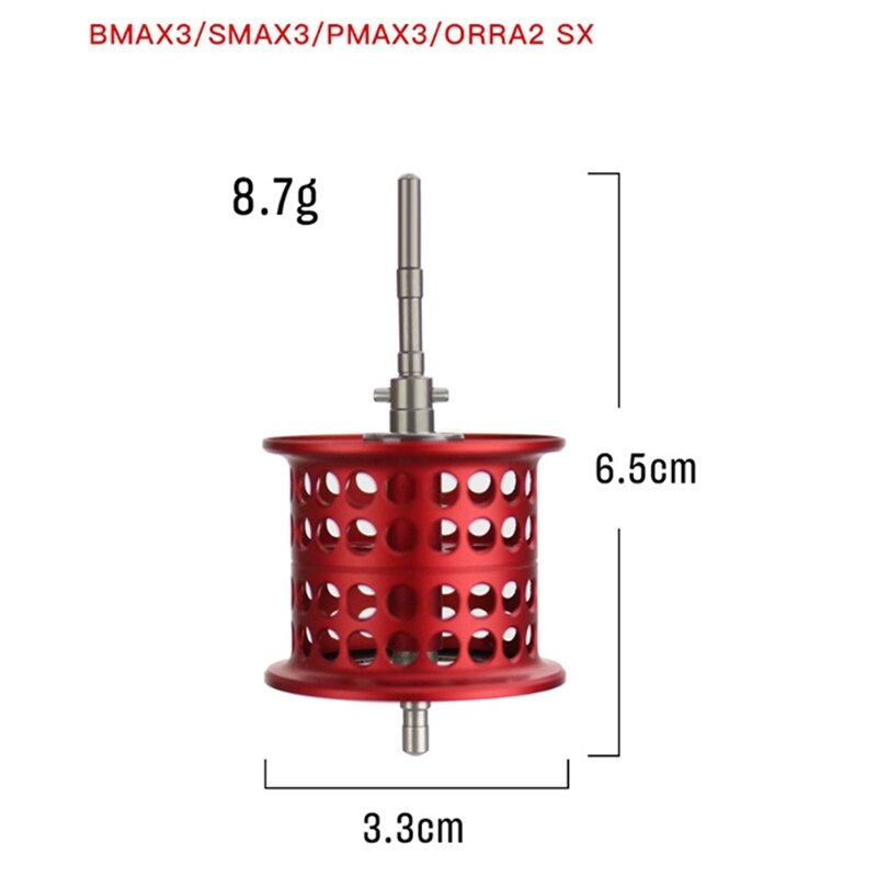 Fiske rulle reserv spole lätt 8.7g hjuls kopp diy tillbehör för abu bmax 3 pmax 3 smax 3 orra 2 avgörare