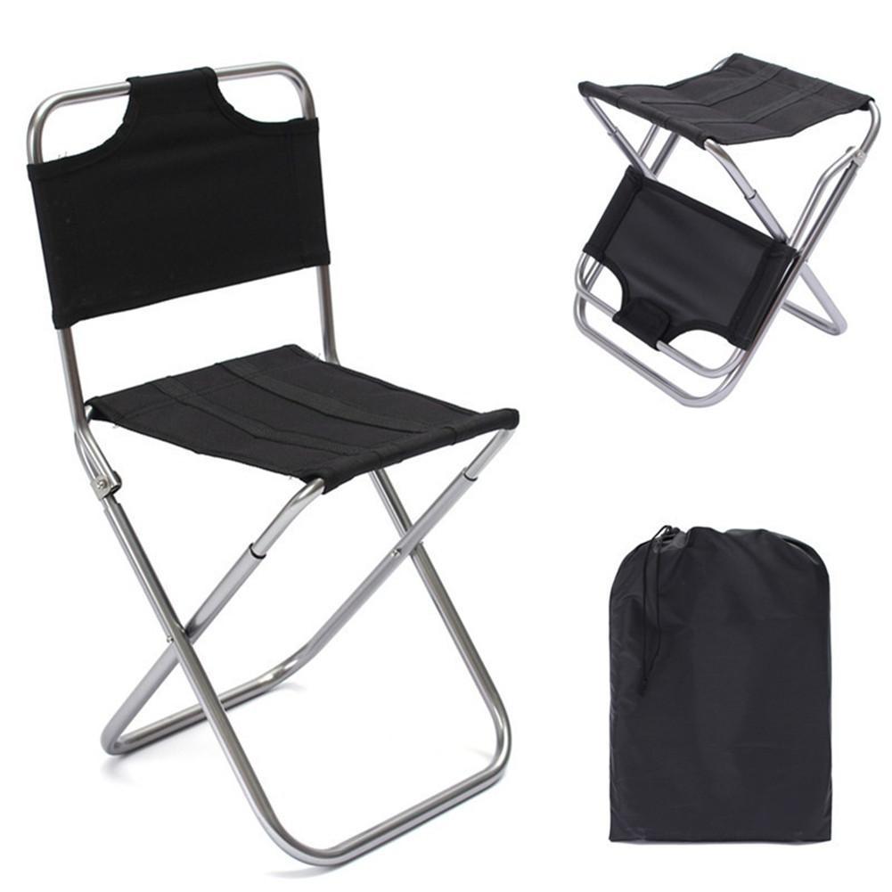 Ultralight 7075 aluminum alloy folding chair outdoor portable stool recreational fishing chair barbecue stool