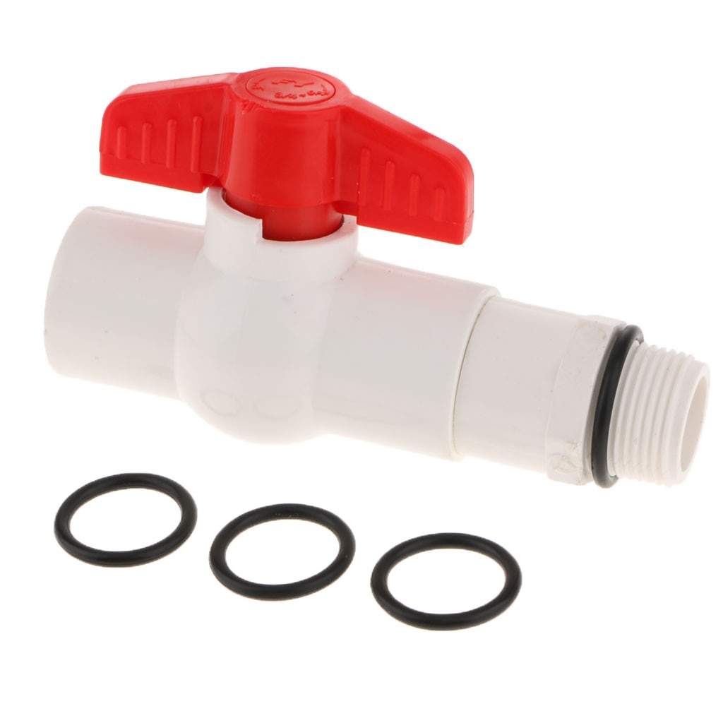 25mm Outlet Plastic Straight Drum Barrel Spigot Faucet Taps for Water 3/4 inch Connection