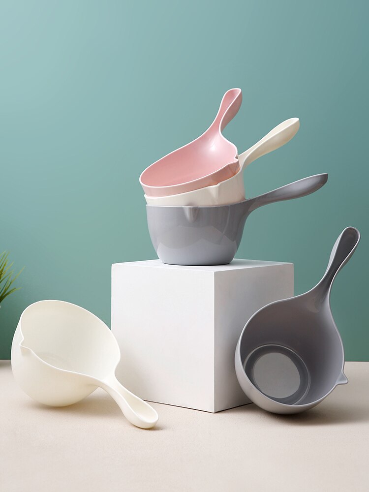 1 Uds cuchara de agua de plástico para cocina cuchara para agua y baño cuchara para agua cuchara para la ducha cuchara de agua utensilios de cocina herramientas