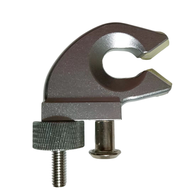 Alpha 1pc badmintonstrengemaskine klemme-trækværktøj specialklap c-clip fastgørelsesklemme 1.8cm: Sølv -1pc