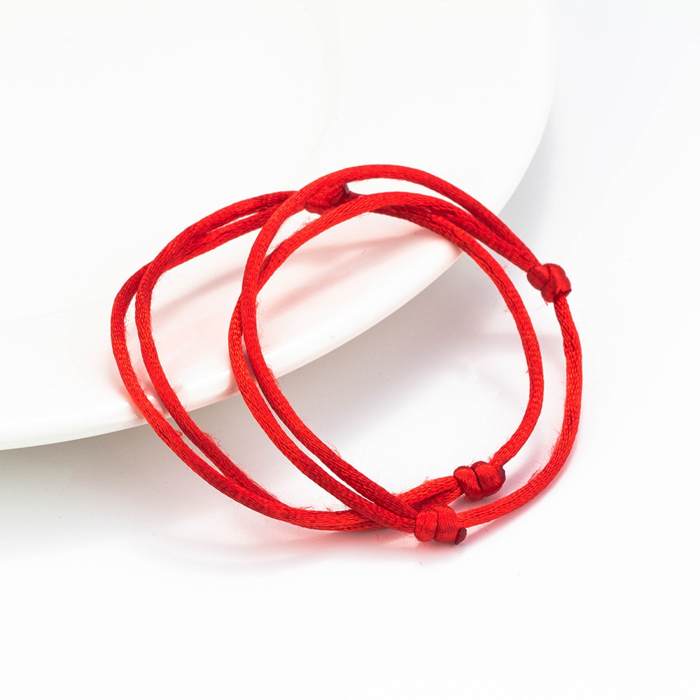 Lucky Red Thread Rope Bracelet For Women Men Couples Handmade Adjustable Bracelets Jewelry Accessories