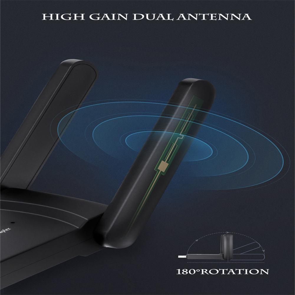 2.4G 5G 1200Mbps Usb Wireless Network Card Dongle Antenna AP Wifi Adapter Dual Band WiFi Usb 3.0 Lan Ethernet 1200M