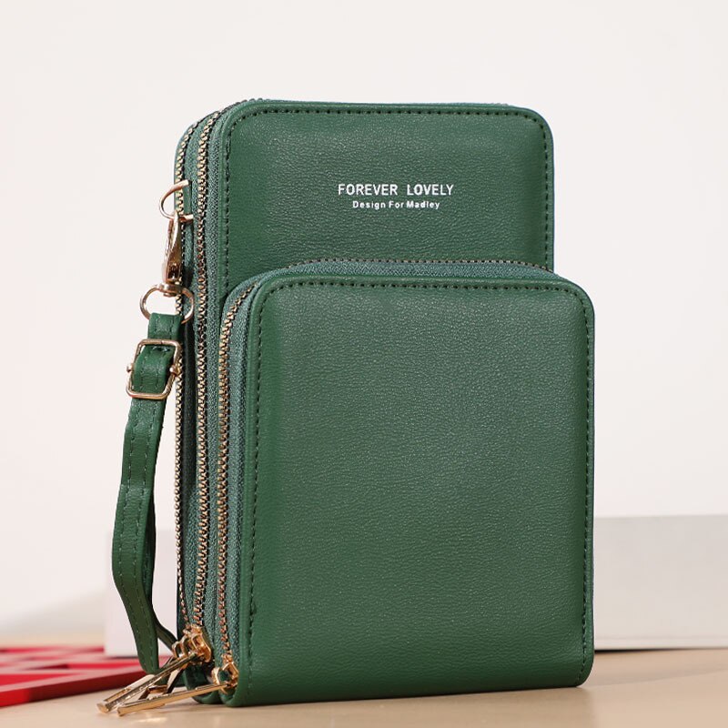 Sac à Bandoulière Pour Téléphone Portable, Petit Cuir PU Crossbody