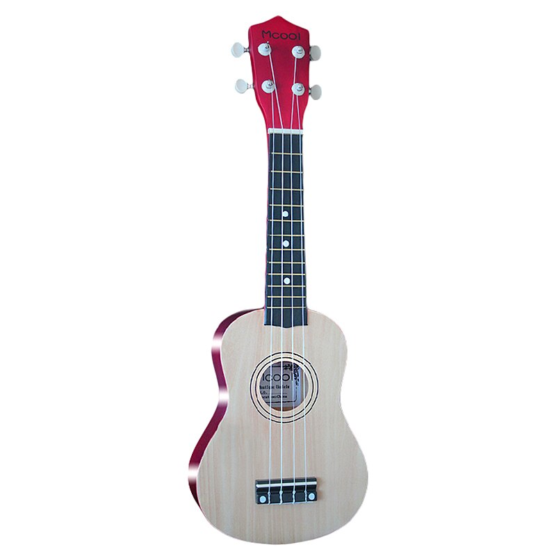 Mcool ukulele 21 tuuman ukelele sopraano 4 kielinen havaijin kuusi bassopuu kitara uke kielisoitin: Default Title