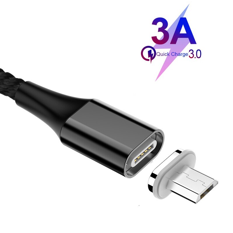 5A USB Kabel Typ-C Magnetische Nylon Geflochtene USB-C Micro USB Magnet Ladegerät Kabel Für Huawei Mate 20 X p20 Pro Super Schnelle Lade: Micro USB