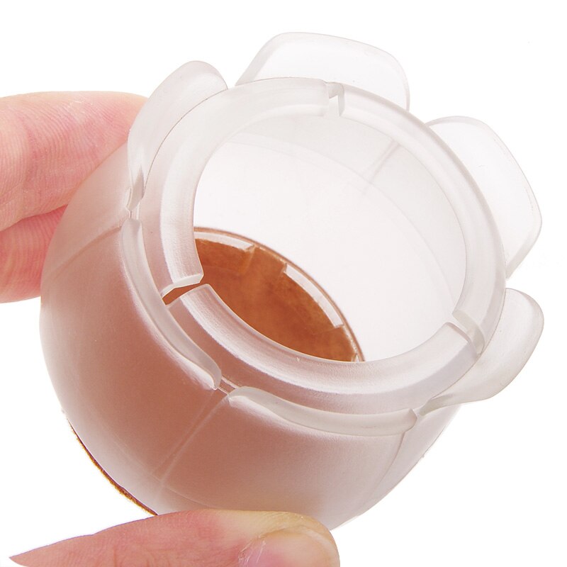 10Pcs Siliconen Rechthoek Vierkante Ronde Stoelpoot Caps Voeten Pads Meubels Tafel Covers Houten Vloer Protectors
