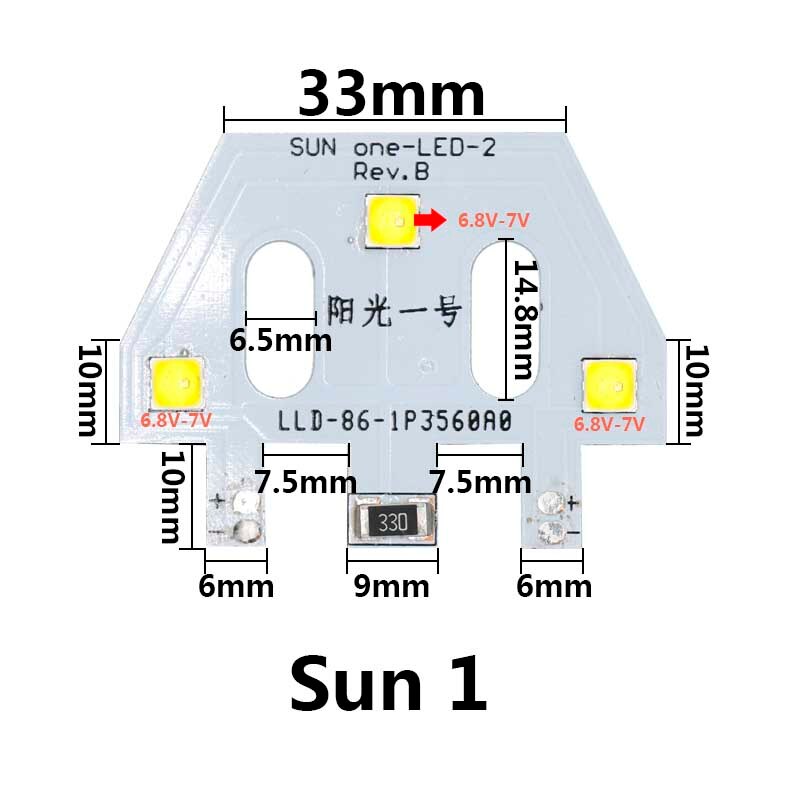 Nail Lamp Kralen Met Aluminium Plaat Pcb Uv Led Light Diodes Voor Sun1 Nail Machine Repareren Voor Diy Nail Droger: Default Title