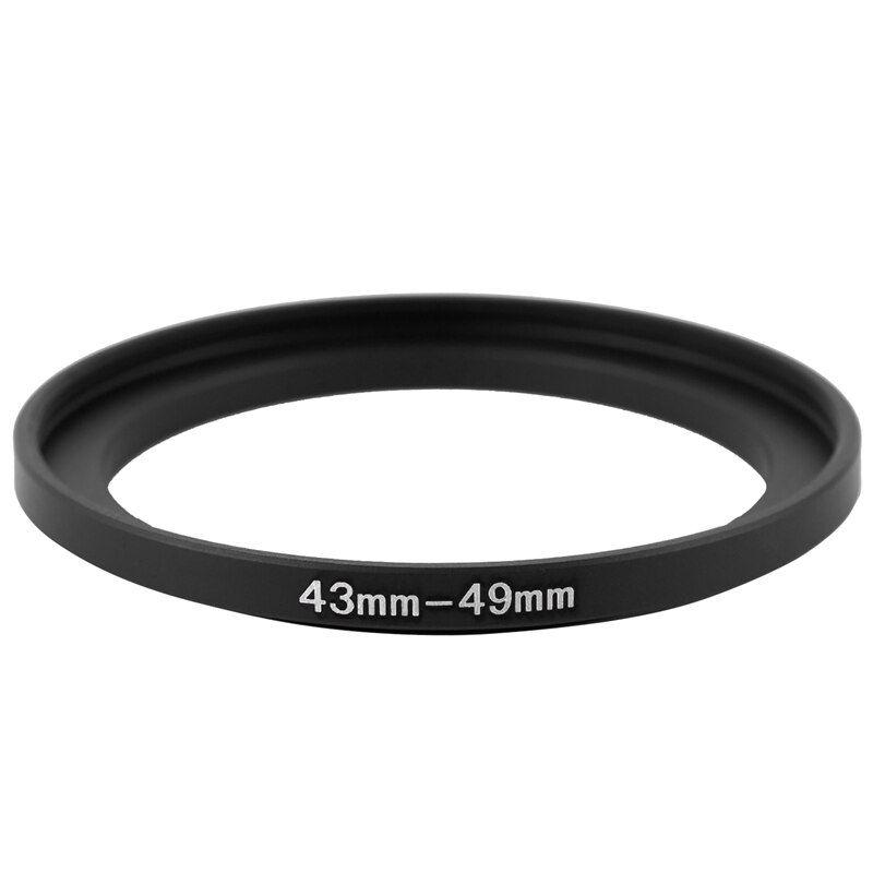 RISE-2X Camera Repareren 43Mm Tot 52Mm/43Mm Tot 49Mm Metalen Step Up Filter Adapter Ring