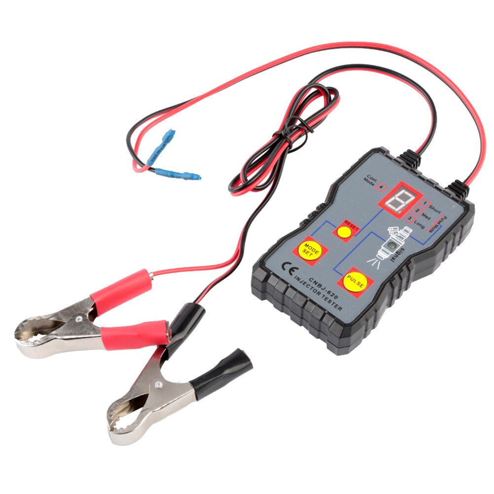 12V Injector Tester 4 Pluse Modes Fuel Injector Tester Powerful Fuel System Scan Tool Kit: Default Title