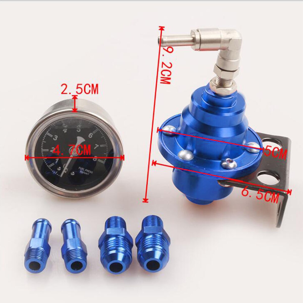 Car Fuel Pressure Regulator Precision Adjustable Fuel Pressure Regulator Injection Turbo Car Accessories