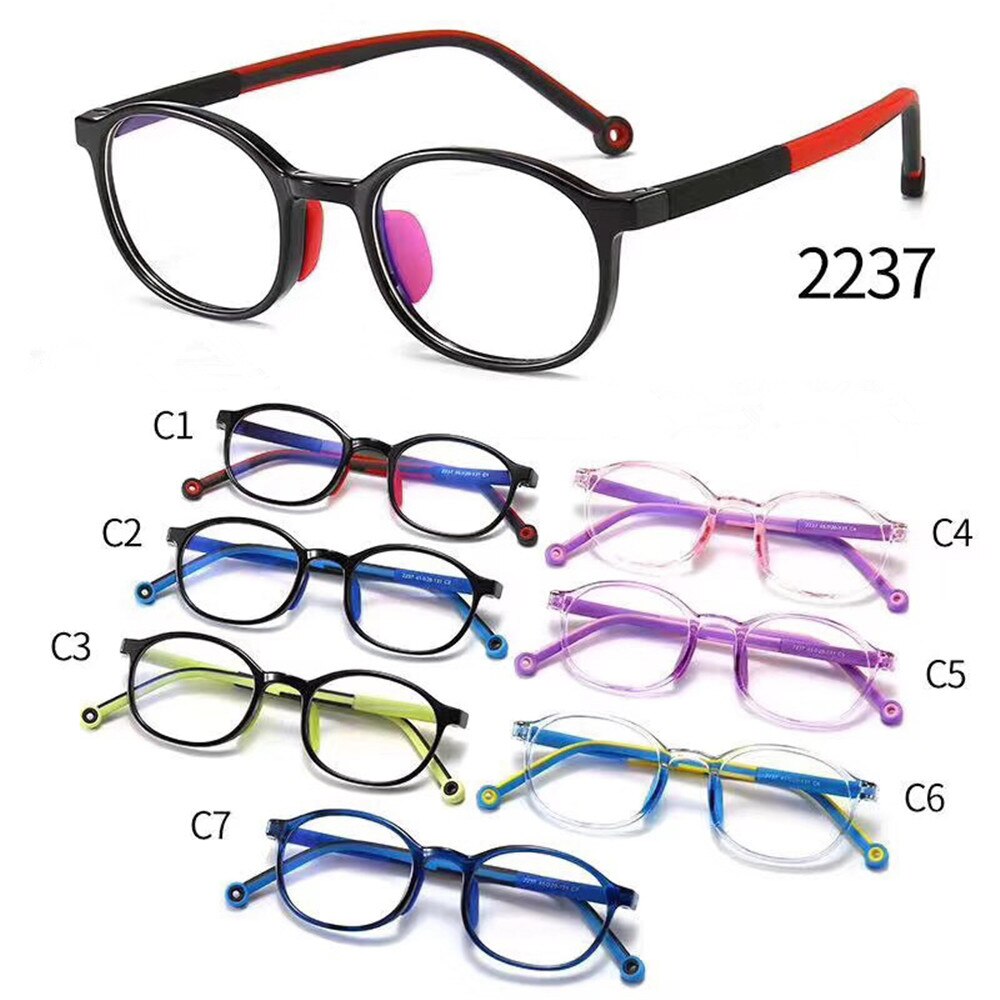 Montura de gafas ópticas para niños, lentes de ordenador con protección contra la radiación, con bloqueo de luz, gafas de lectura