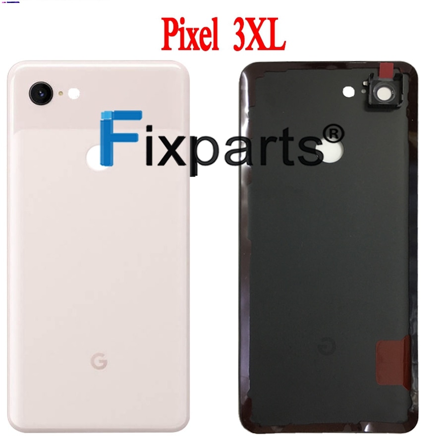 Novo completo para o google pixel 3 xl bateria capa porta traseira habitação caso traseiro para o google pixel 3 voltar bateria porta peças de reposição