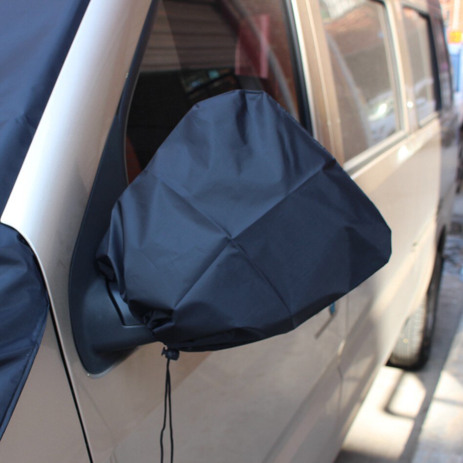 Universele 2 Stuks Zwarte Auto Achteruitkijkspiegel Cover Bescherming