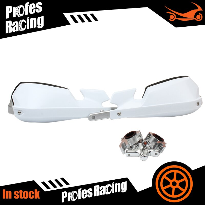 Motorcycle Universal 22/28MM Hand Guards Dirt Bike Handguards for ATV Quad CR CRF YZF KXF RMZ BSE Pit Bike Racing Hand Guard: white