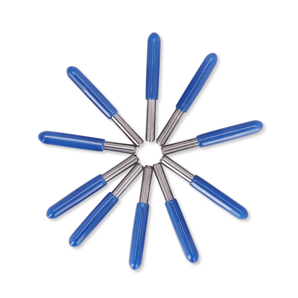 10PCS 3.175mm bits CNC Engraving Machine for Wood PCB Engraver Tips Milling Cutter DIY Hobby Knife for CNC 1610 2418 3018 PRO