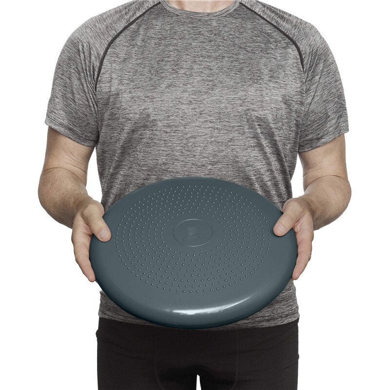 Balans Kussen 33Cm Diameter Opblaasbare Instabiliteit Disc/Nubbed Massage Kussen Voor Core Fitness Rehab Coördinatie