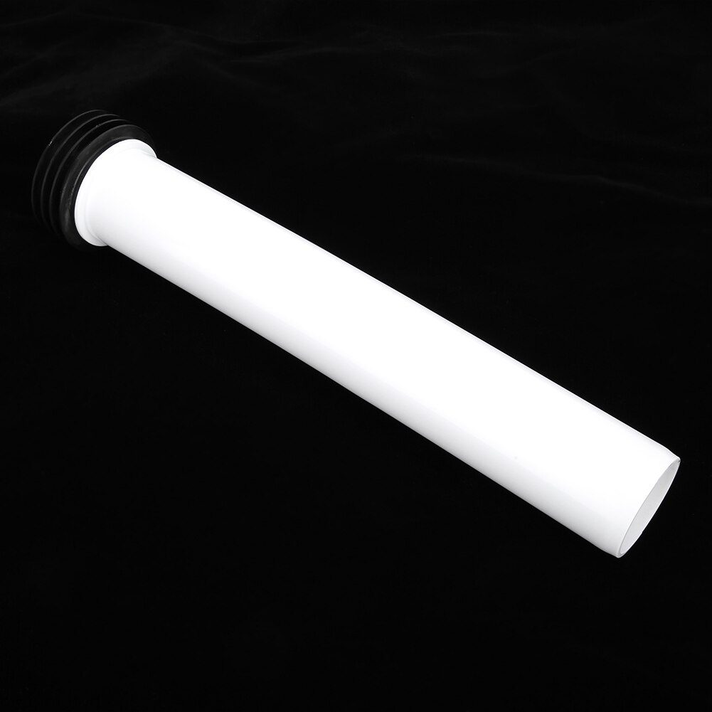 White Concealed Toilet Water Straight Flush Pipe Lengthened Flushing Tube Toilet Accessory Tool