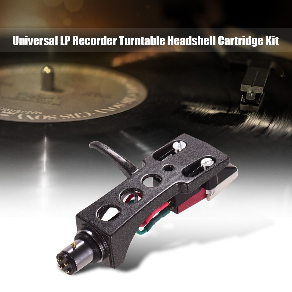 Lp Vinyl Platenspeler Universele Hoofdtelefoon Set Met Stylus En Hoofd Houder Voor LP120-USB / LP240-USB / LP1240-USB