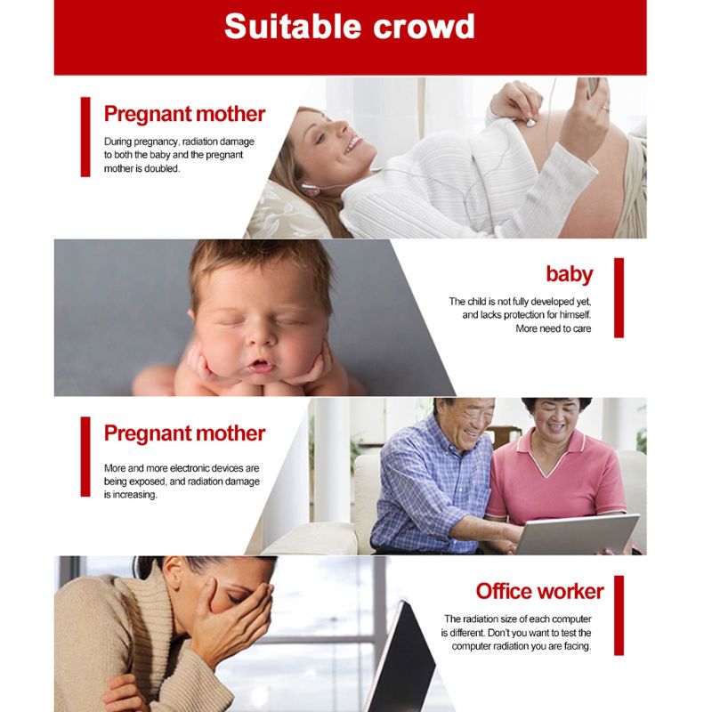 Emf meter elektromagnetisk stråling tester elektron magnetisk felt dosimeter  u4la