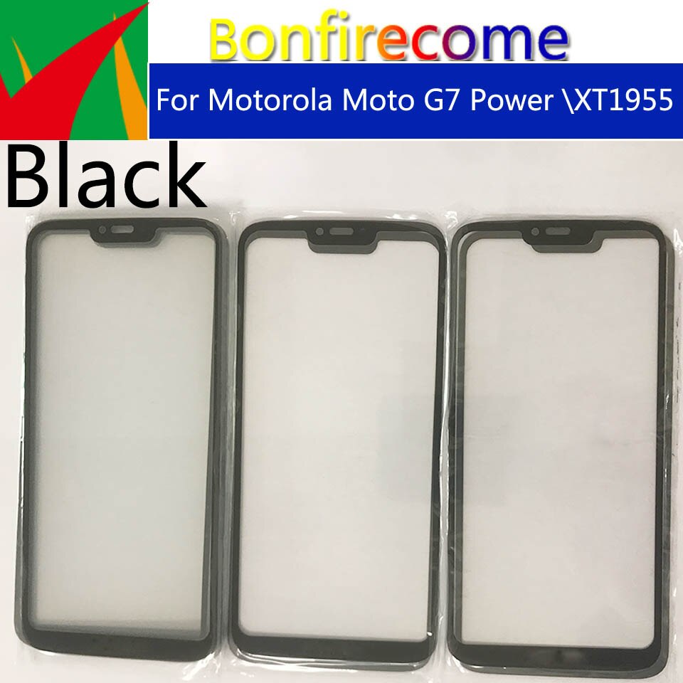 Voor Motorola Moto G7 / G7 Plus / G7 Power / G7 Play Lcd Front Touch Screen Glas Outer Lens vervanging