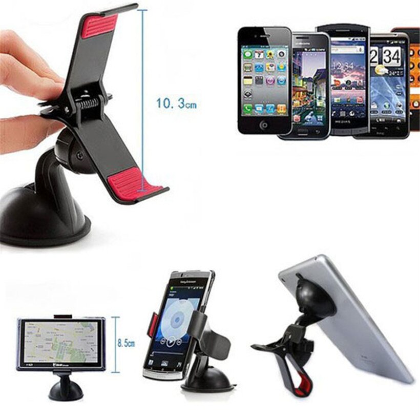 Universal Car Windshield Mount Holder For iPhone 5S 5C 5G 4S for iPod GPS for Samsung 0619