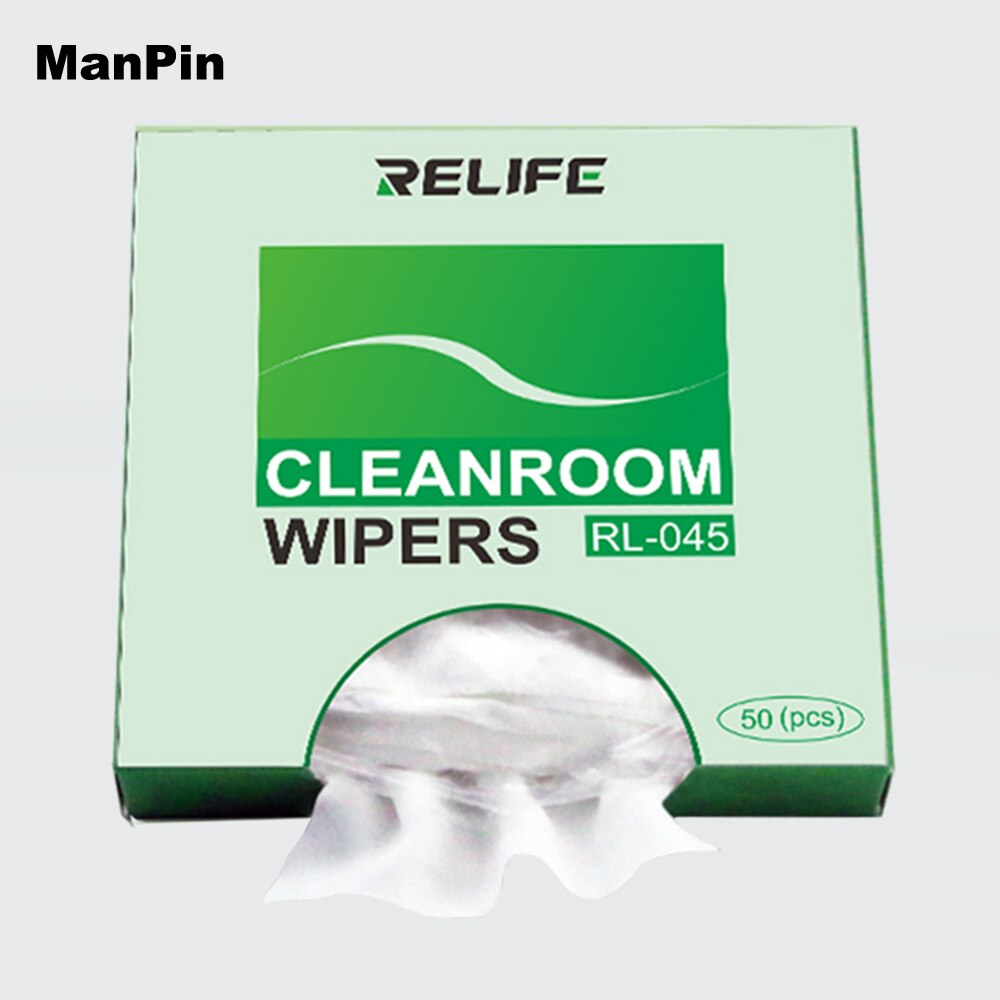 50pcs/Box Cleaning Cloth Dust Removing Cleanroom Wipers Electronics Mobile Phone Computer LCD Screen Cameras Lens Repair Tools