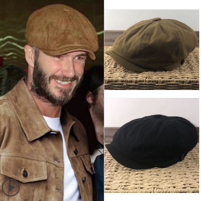 Hombre de talla grande gorro Ivy cabeza grande hombre vendedor tapa de lino y algodón boina planos de las mujeres tapas 54-56cm 57-58cm 59-60cm 61-63cm