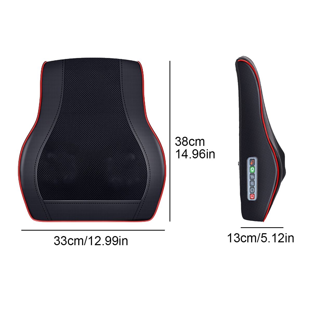 12V Head Neck Massager Car Home Cervical Shiatsu Massage Neck Back Waist Body Electric Multifunctional Massage Pillow Cushion