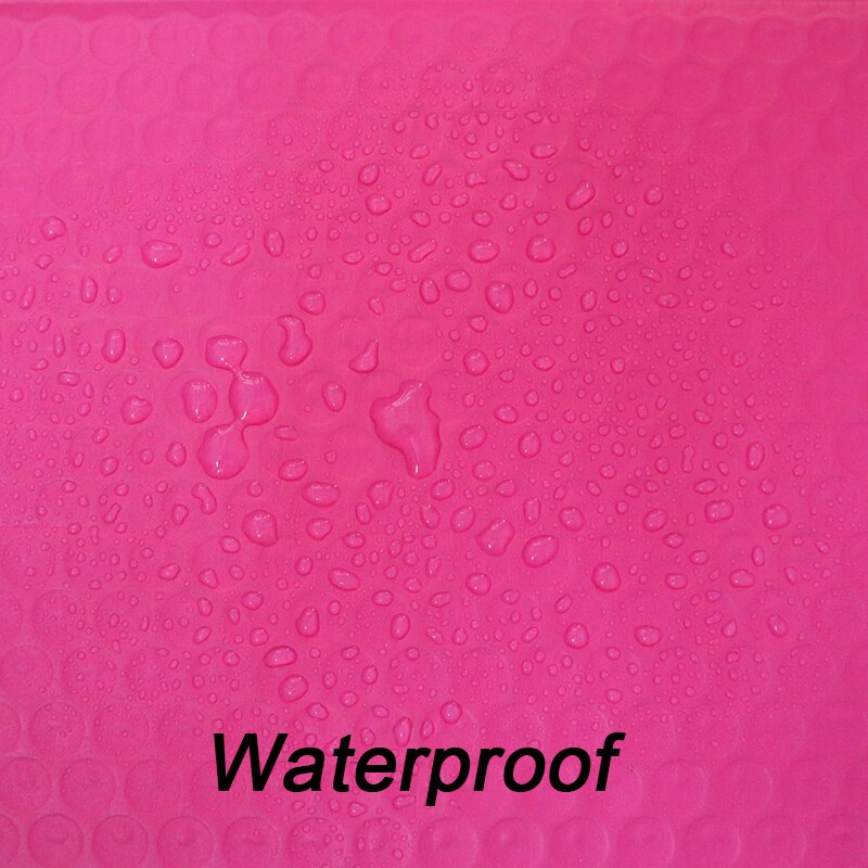 60 stk/parti plastik boble mailers grøn pose med boble rose rød ekspres emballage kuvert post boble pose 18 x 23cm