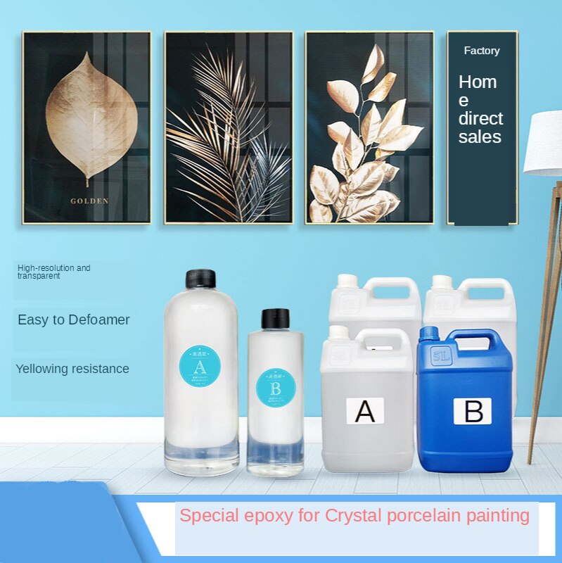 Clear AB Crystal Glue Resin Epoxy High Adhesive 1:1 AB Epoxy Glue For DIY Resin Jewelry Making Accessories 100g/200g/500g/1000g