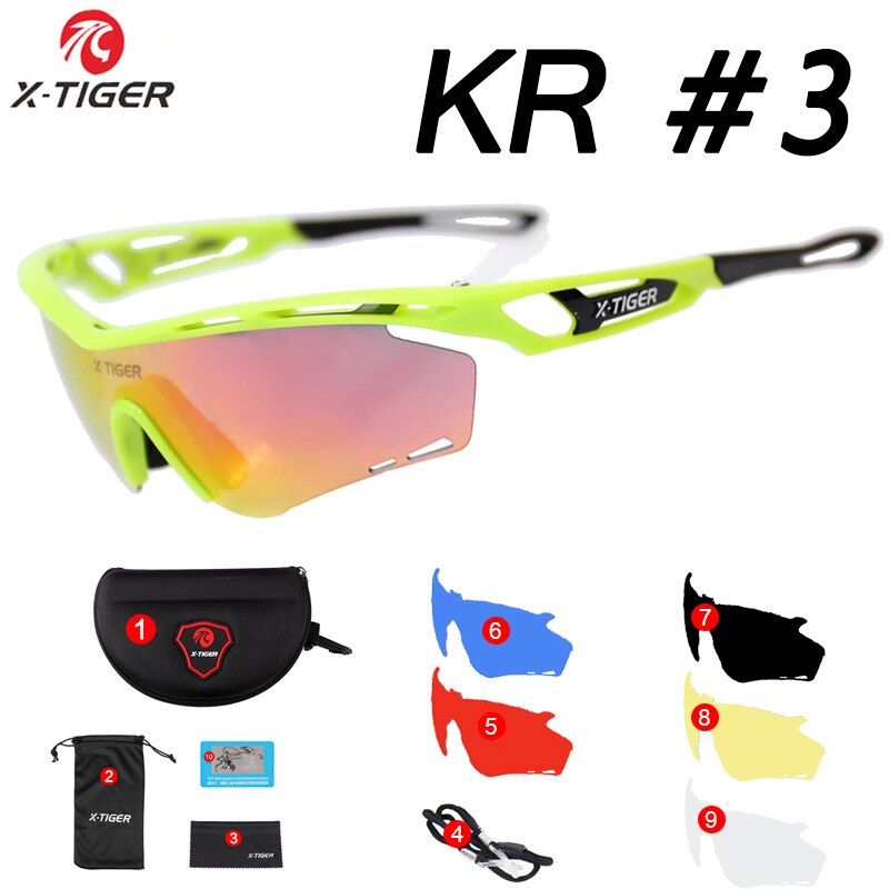 Gafas polarizadas X-TIGER para ciclismo, gafas para deportes al aire libre, gafas para bicicleta de montaña, gafas de sol para hombre y mujer, gafas para ciclismo