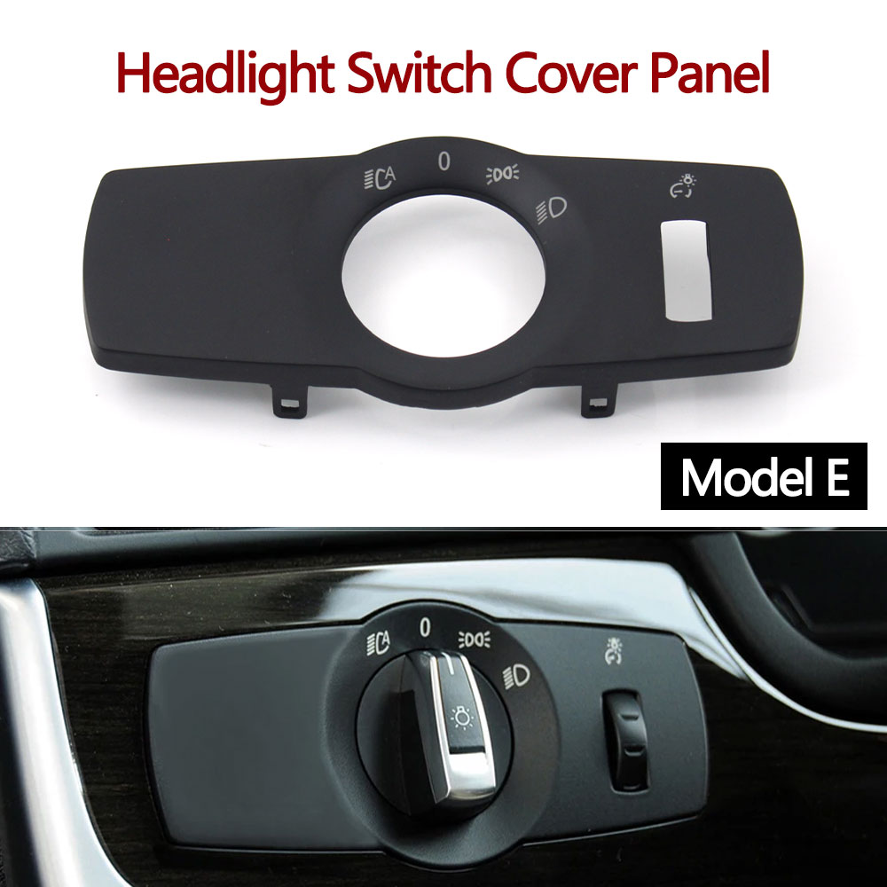 Hoofd Lamp Draaiknop Koplamp Schakelaar Cover Panel Voor BMW 5 Serie 5GT 6 S 7 S X3 X4 f02 F10 F11 F07 F06 F25 F26 61316803965: Zilver