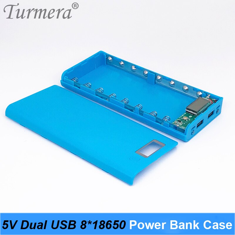 корпус для повербанка 5V Dual USB 8*18650 Power Bank Battery Box Mobile Phone Charger DIY Shell Case Suggest