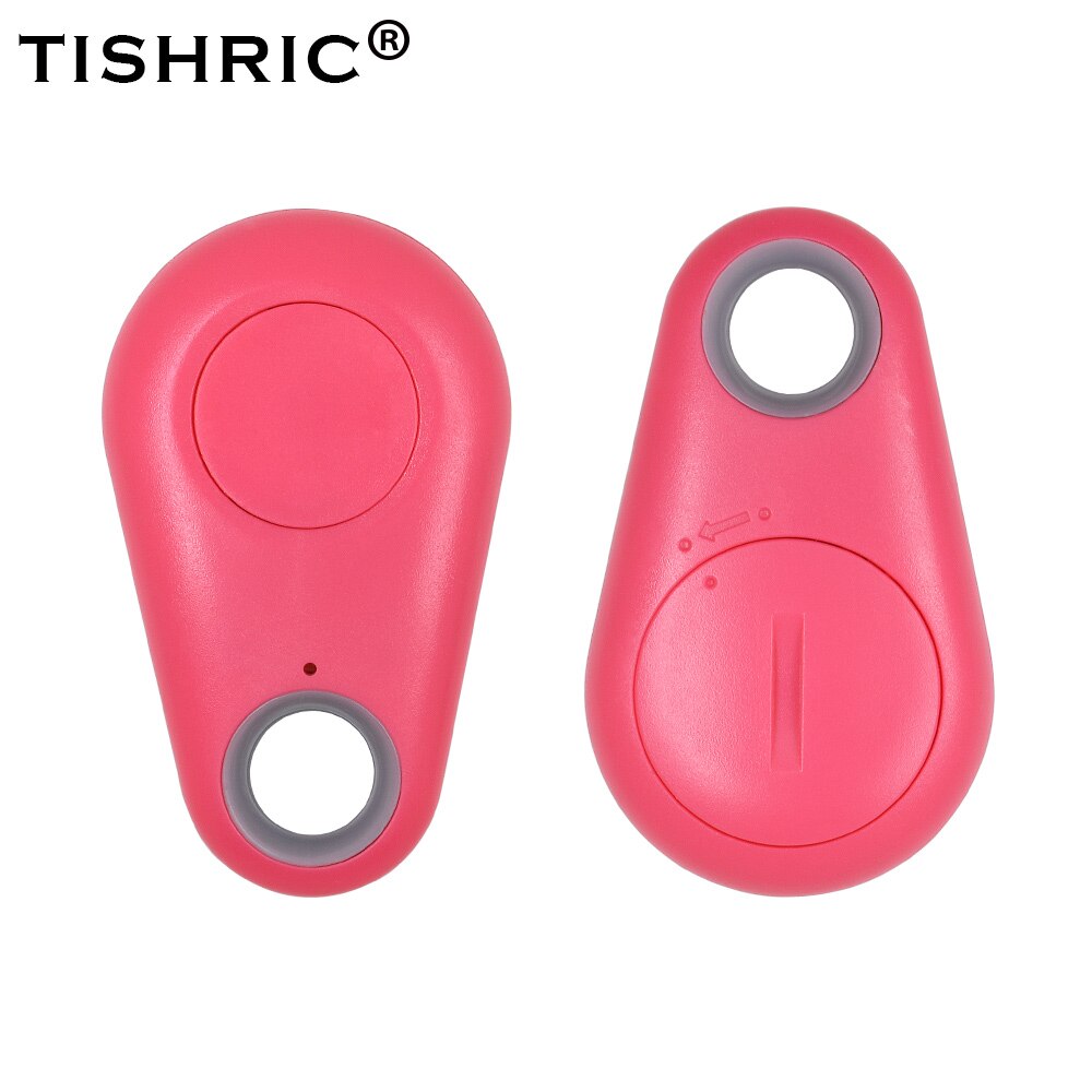 TISHRIC 2PCS 4PCS Wireless Wallet Key Finder Smart Remote Control Anti Lost Keychain Bluetooth Tracker Tags Keyfinder: 2pcs-Pink