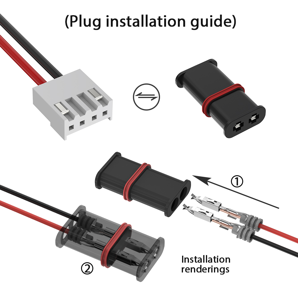 LF Bros Blower Motor Assembly 12V 24V Suitable for Eberspacher 5KW 2KW Combustion Air Fan Parking heater
