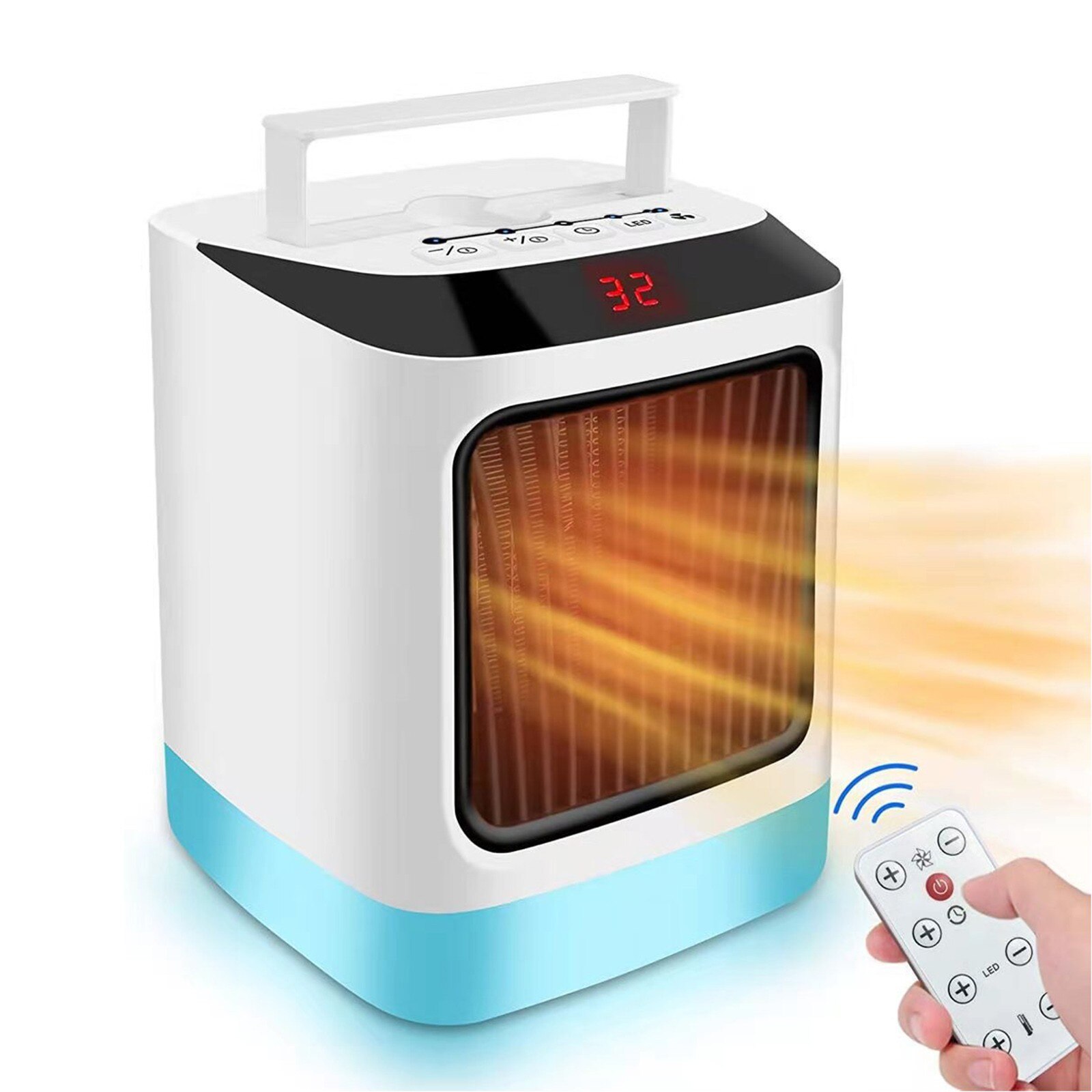 Heater Electric Heater Desktop Household Minismall Heater High Efficiency Fast Heating Energy Saving Heater