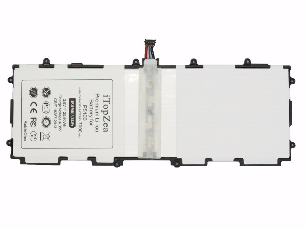 Itopzea 1Pcs 7000Mah SP3676B1A(1S2P) vervangende Batterij Voor Samsung Galaxy Tablet Tab 2 Opmerking 10.1 P5100 P5110 P7500 P7510 N8000