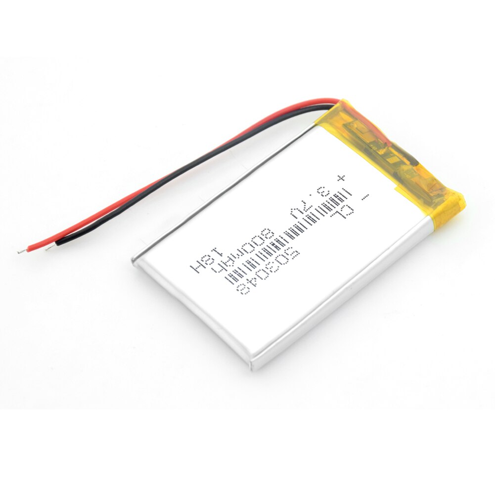 503048 Rechargeable battery 3.7V 053048 800MAH lithium polymer Battery For MP3 MP4 Bluetooth GPS wireless stereo headset tablet: 1Pc